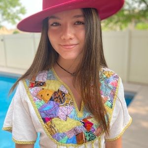 Vintage Hand-Made Patchwork Women’s Top